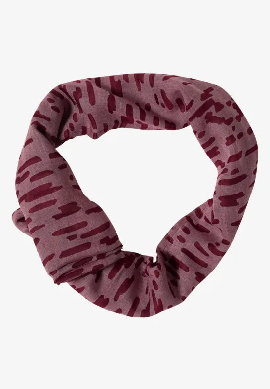 Cecil Solid Burnout Loop Scarf | Wine 573275