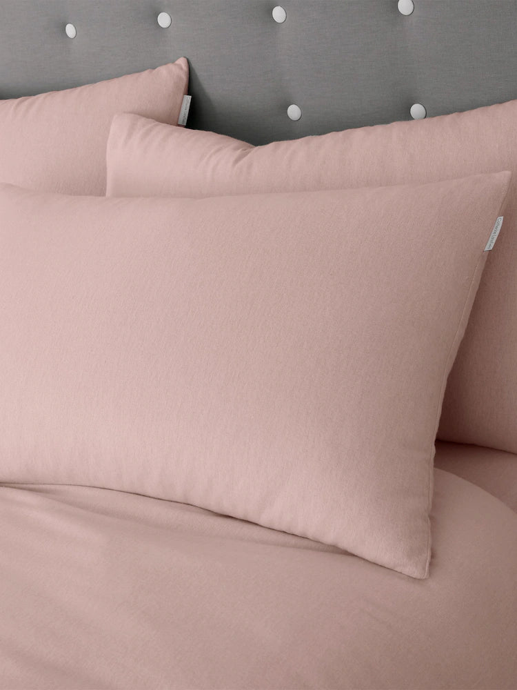 Catherine Lansfield Housewife Pillowcase Pair | Blush
