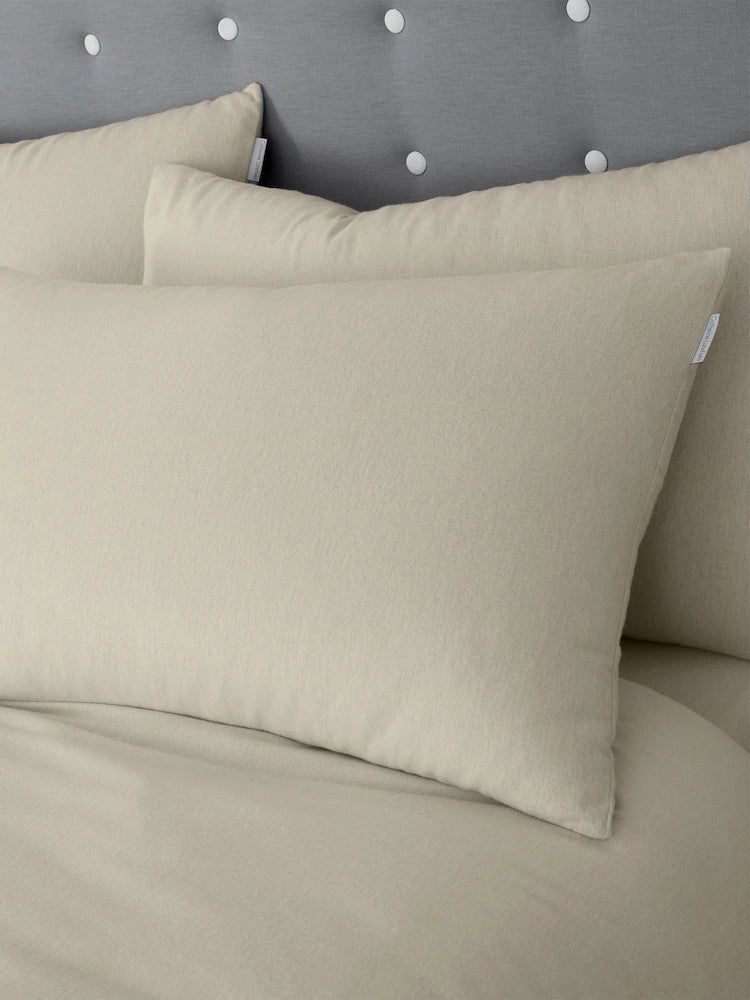 Catherine Lansfield Brushed Cotton Fitted Sheet | Cream