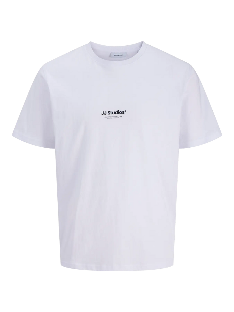 Jack & Jones Soho Tee SS Crew Neck | White
