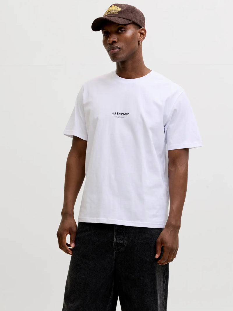 Jack & Jones Soho Tee SS Crew Neck | White