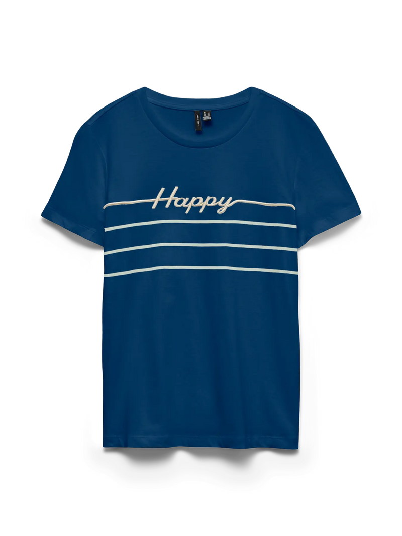 Vero Moda Line Francis SS Top | Navy