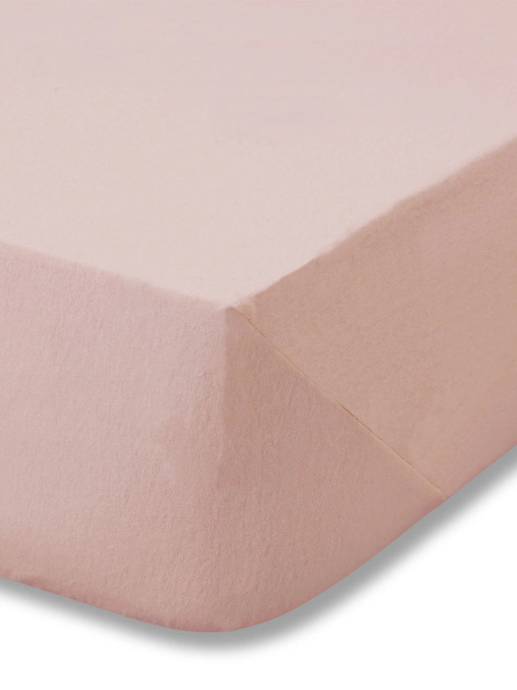 Catherine Lansfield Brushed Cotton Fitted Sheet | Pink