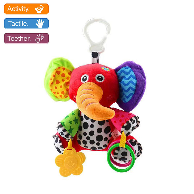 Jack & Jill Musical Elephant Activity Toy | Red BB285