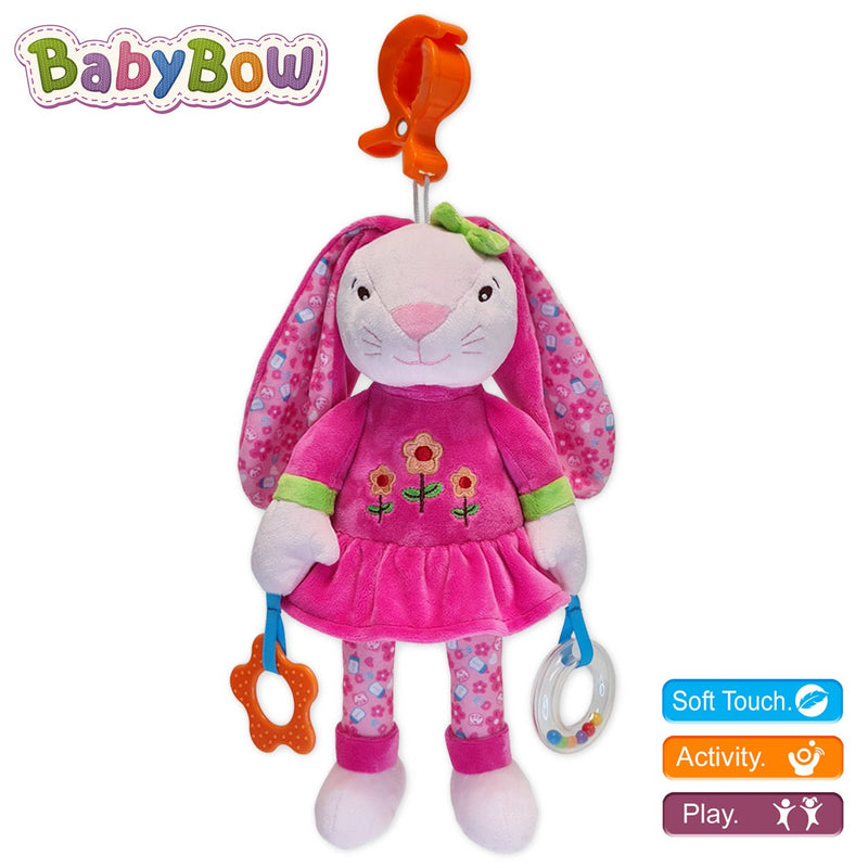 Jack & Jill  Soft Bunny Clamp Teether Toy | BW34