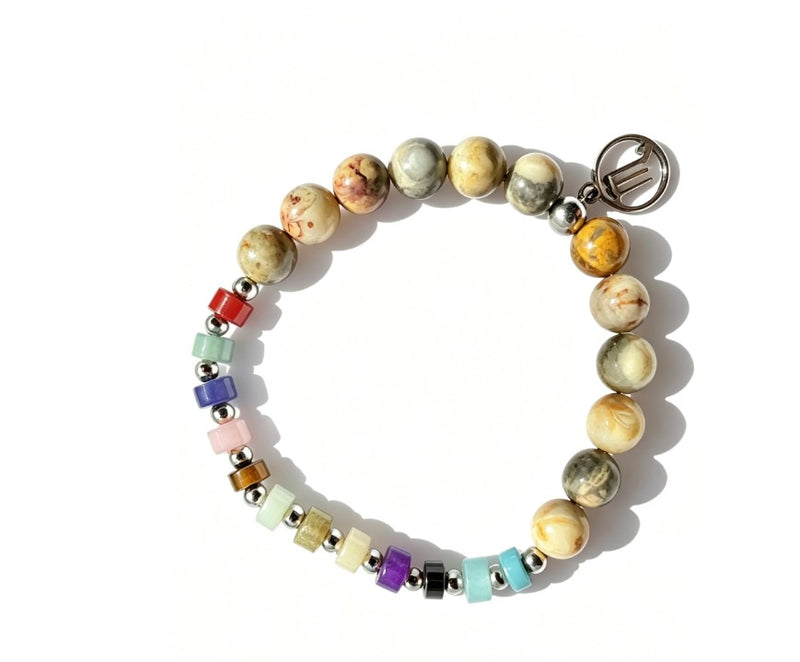Hana Bijoux Zodiac Signs Bracelet | Beige BP140