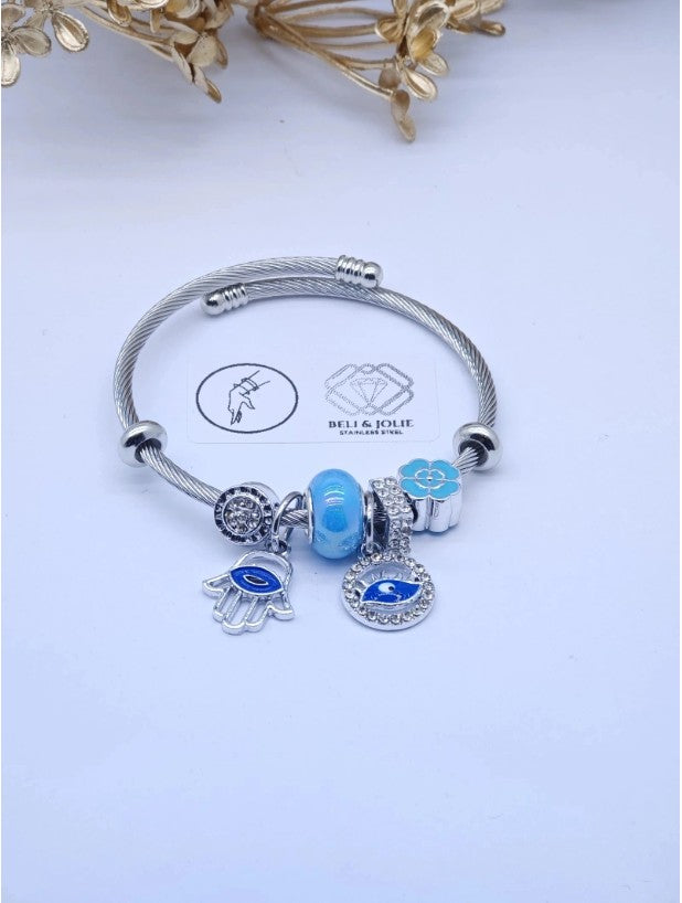 Beli & Jolie Elegant Stainless Steel Bracelet | Blue PT24