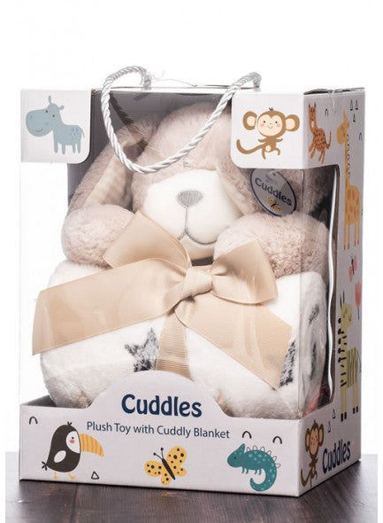 Kirkwood Cuddles Dog Set  with Blanket | Cream CB9