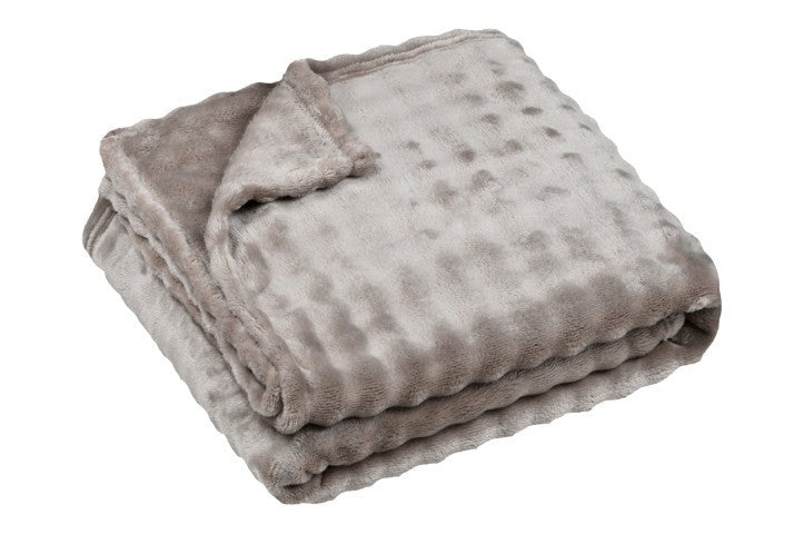 STOF  Warmy Texture Fleece Throw | Natural CE389005