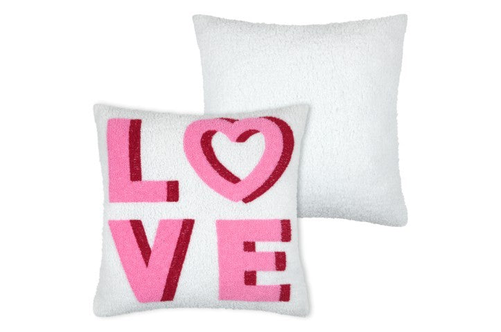 STOF Punky LOVE Tufted Boucle Cushion | Fuchsia CE441005