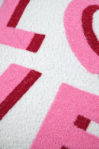 STOF Punky LOVE Tufted Boucle Cushion | Fuchsia CE441005