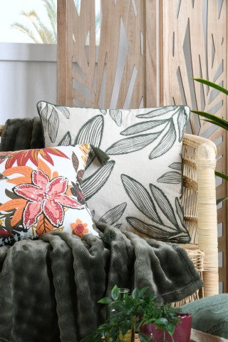 STOF Tenali Kaki Filled Cushion| Khaki CE443003