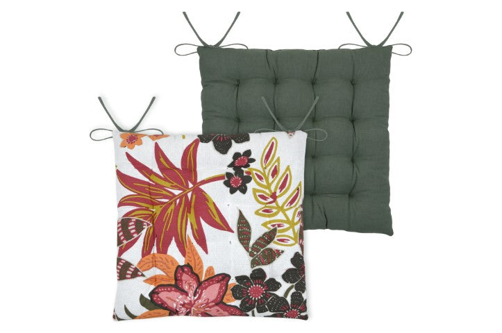 STOF Tenali Tropical Bloom Chair Pad | Multi CE443008