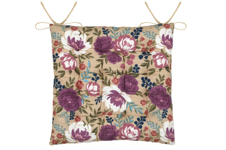 STOF Augusta Chair Pad with Ties | Multi Colour CE445011