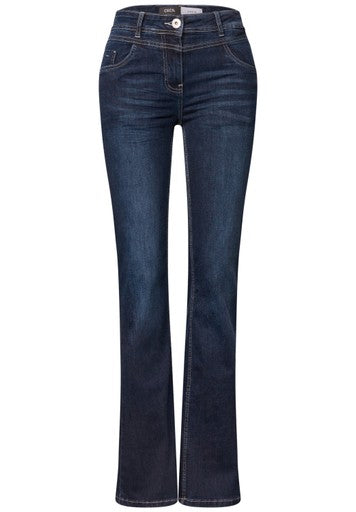 Cecil Bootcut Jeans | Dark Blue 380935