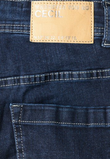 Cecil Bootcut Jeans | Dark Blue 380935