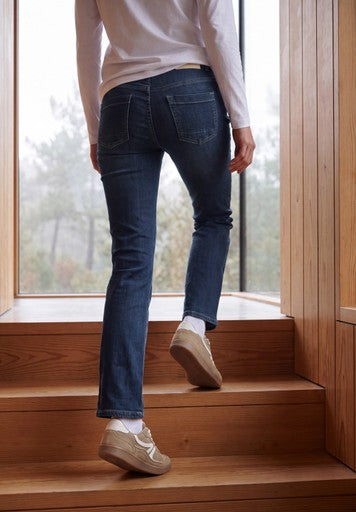 Cecil Bootcut Jeans | Dark Blue 380935