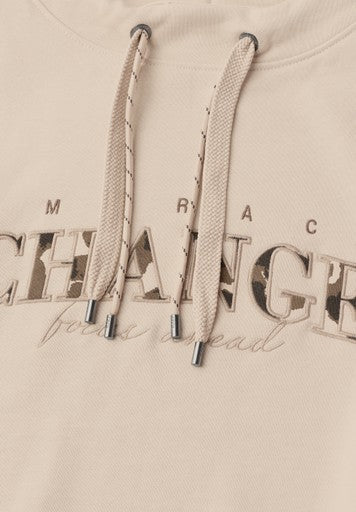 Cecil Print Sweatshirt | Beige 304146