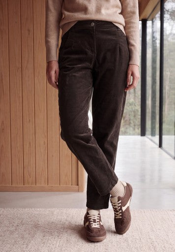 Cecil Scarlett Barrel Washed Jeans | Truffle 10320457
