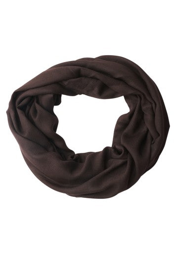 Cecil Solid Loop Scarf | Truffle 573311