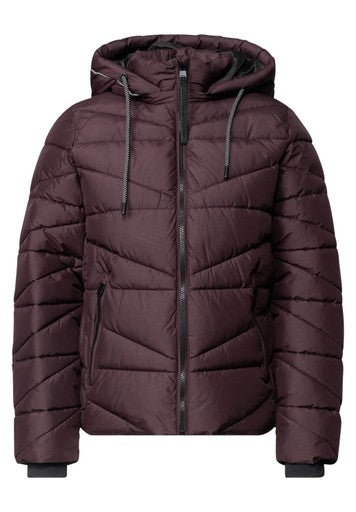 Cecil TOS Sportive Padded Jacket | Berry 202276