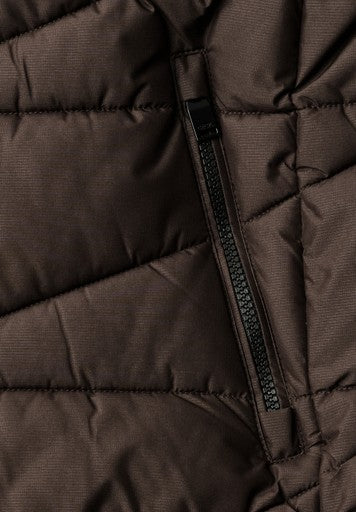 Cecil TOS Sportive Padded Jacket | Chocolate 202276