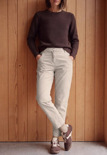 Cecil Scarlett Barrel Washed Jeans | Beige 10320457