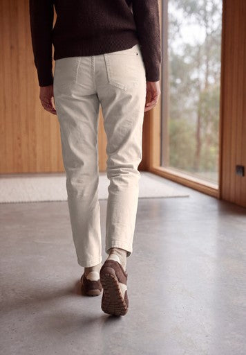 Cecil Scarlett Barrel Washed Jeans | Beige 10320457