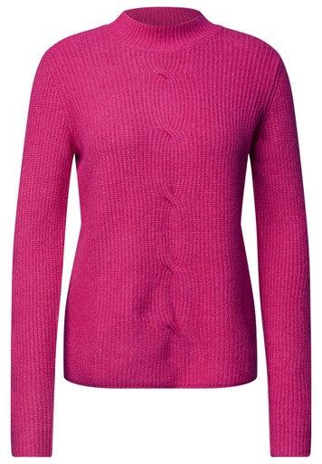 Cecil Cable Sweater | Pink 304169