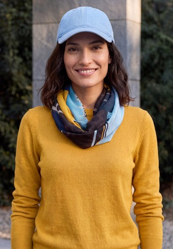 Cecil Print Loop Scarf | Multi 573351