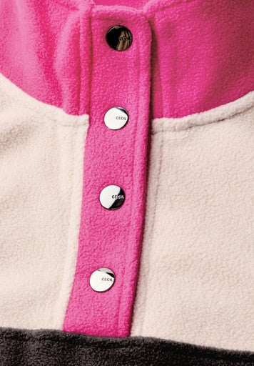 Cecil Fleece Troyer | Pink 326029