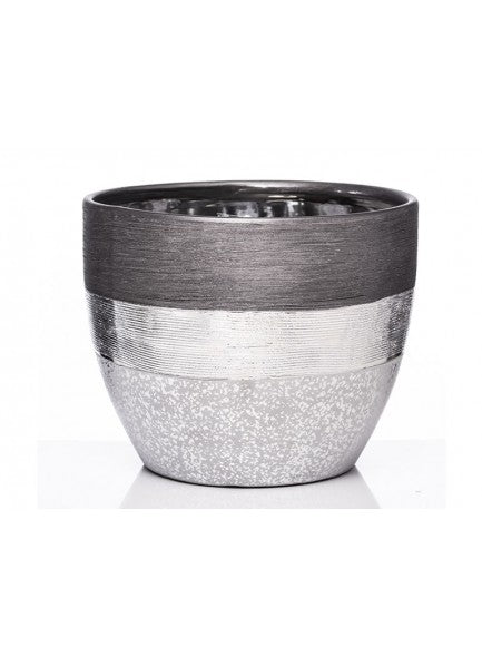 The Grange Collection Plant Pot 33x28x21.5cm | Silver CH47