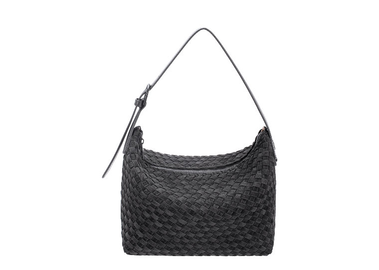 Nova Leathers Zip-Top Handbag | Black CM8452-1
