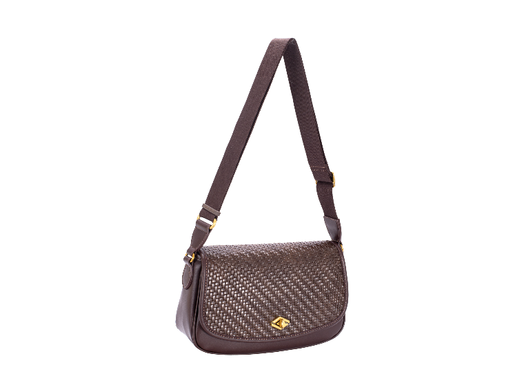 Nova Leathers Zip & Flap-Over Handbag | Chocolate CM8664