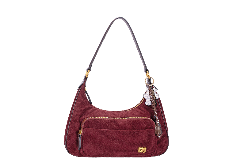 Nova Leather Cord Shoulder Bag | Bordeaux CM8702