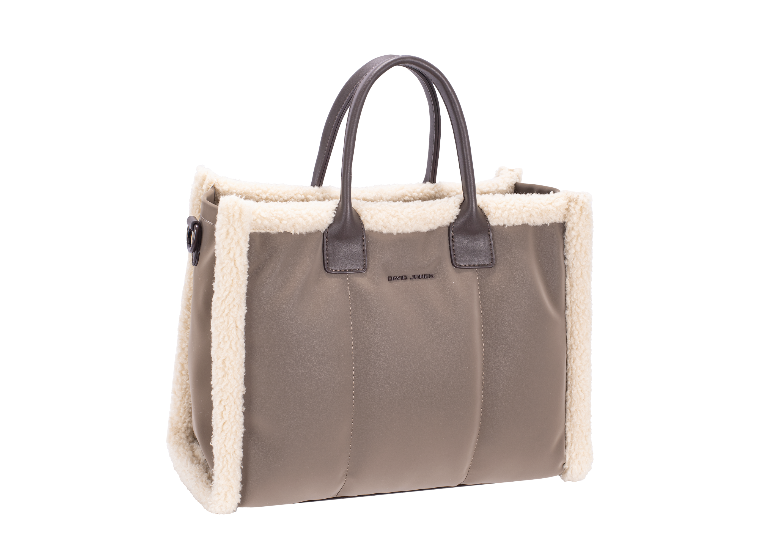 Nova Leather Soft Tote | Mushroom CM8712