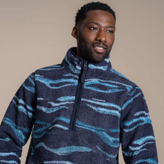 Craghoppers Rawthey Borg Fleece Jacket | Dark Navy CMA1425