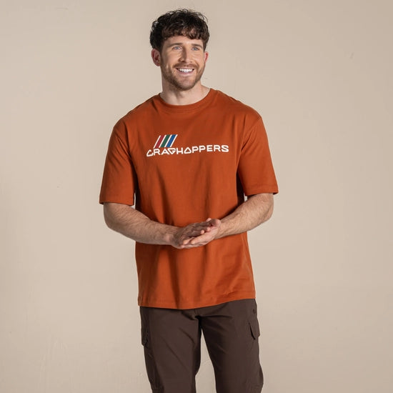 Craghoppers Lucent III Short Sleeve T-Shirt | Ginger CMT1056