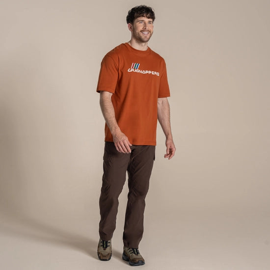 Craghoppers Lucent III Short Sleeve T-Shirt | Ginger CMT1056