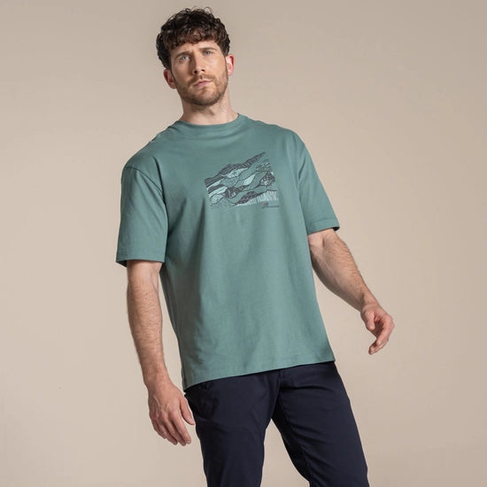 Craghoppers Lucent III Short Sleeve T-Shirt | Ginger CMT1056