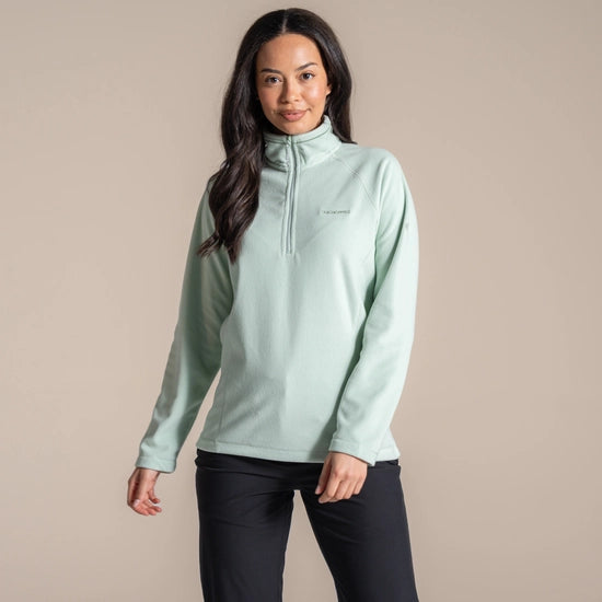 Craghoppers Miska Microfleece Half-Zip Top | Pistacho CWA265
