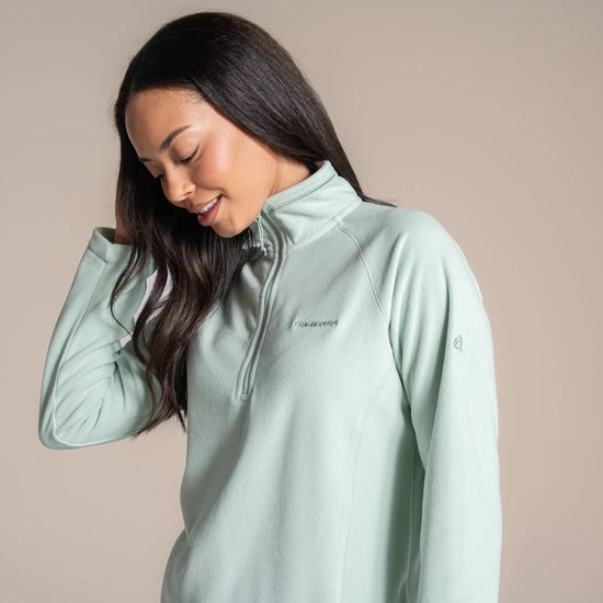 Craghoppers Miska Microfleece Half-Zip Top | Pistacho CWA265