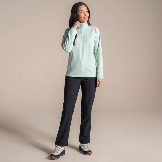 Craghoppers Miska Microfleece Half-Zip Top | Pistacho CWA265