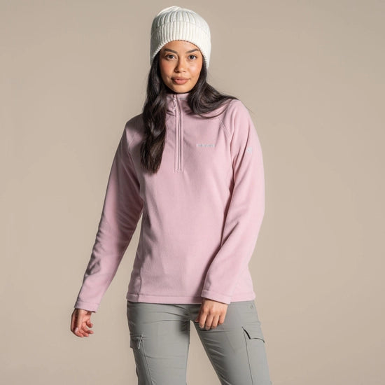 Craghoppers Miska Microfleece Half-Zip Top | Mauve CWA265