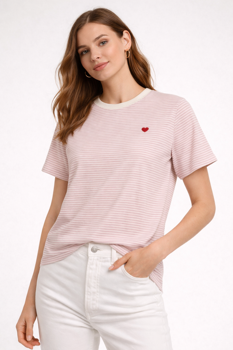 JDY Pisa S/S Print Top | Lilac