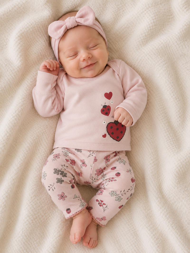 Name It Kirstens & Kamelia Girl Set | Pink