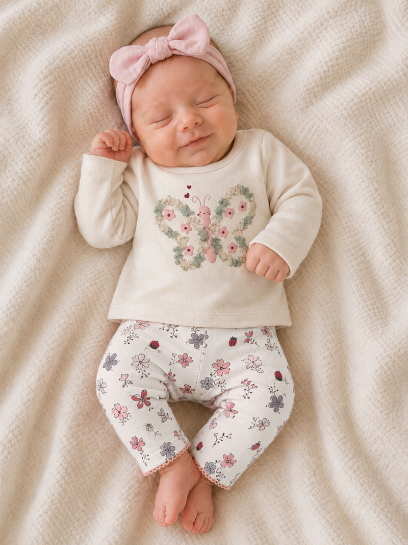 Name It Kirstens & Kamelia Girl Set | White