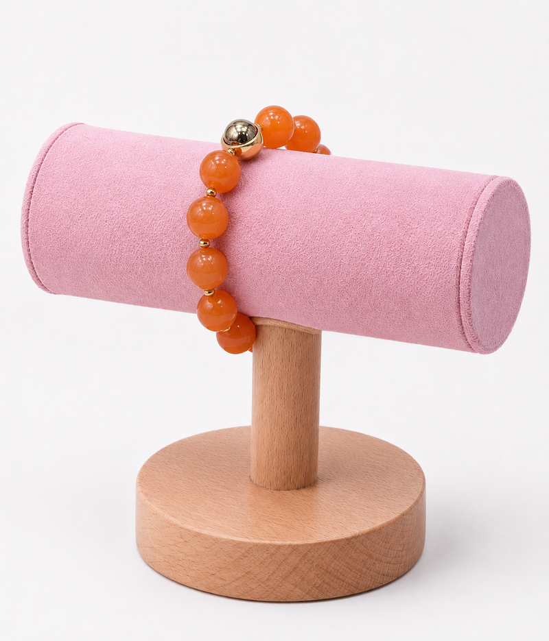 LOLO & YAYA Round Resin Bracelet | Orange 46814