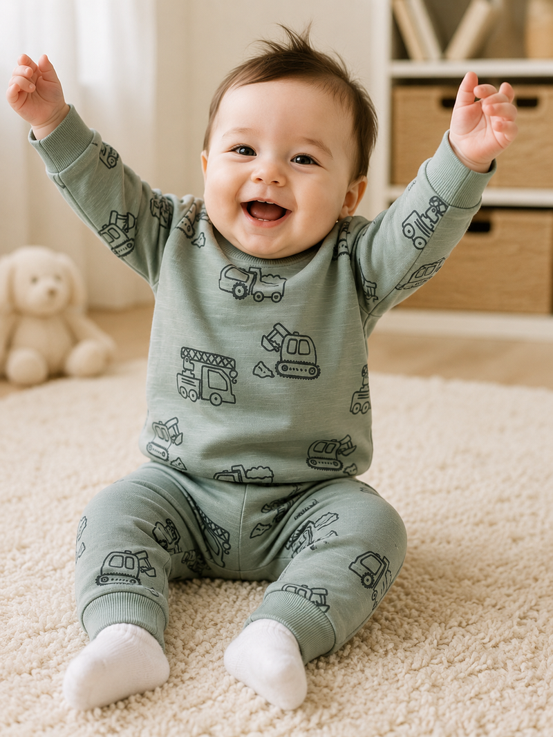 Name It Komma Boys NB Set | Green