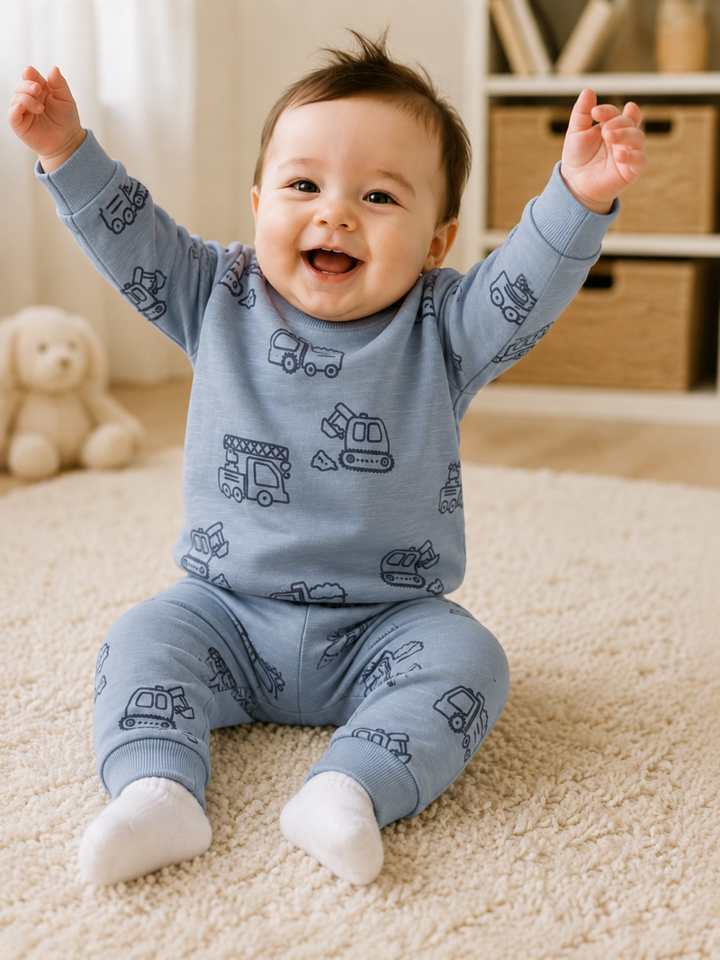 Name It Komma Boys NB Set | Blue